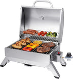Additional view of Portable Stainless Steel Tabletop Gas Grill – 10,000 BTU