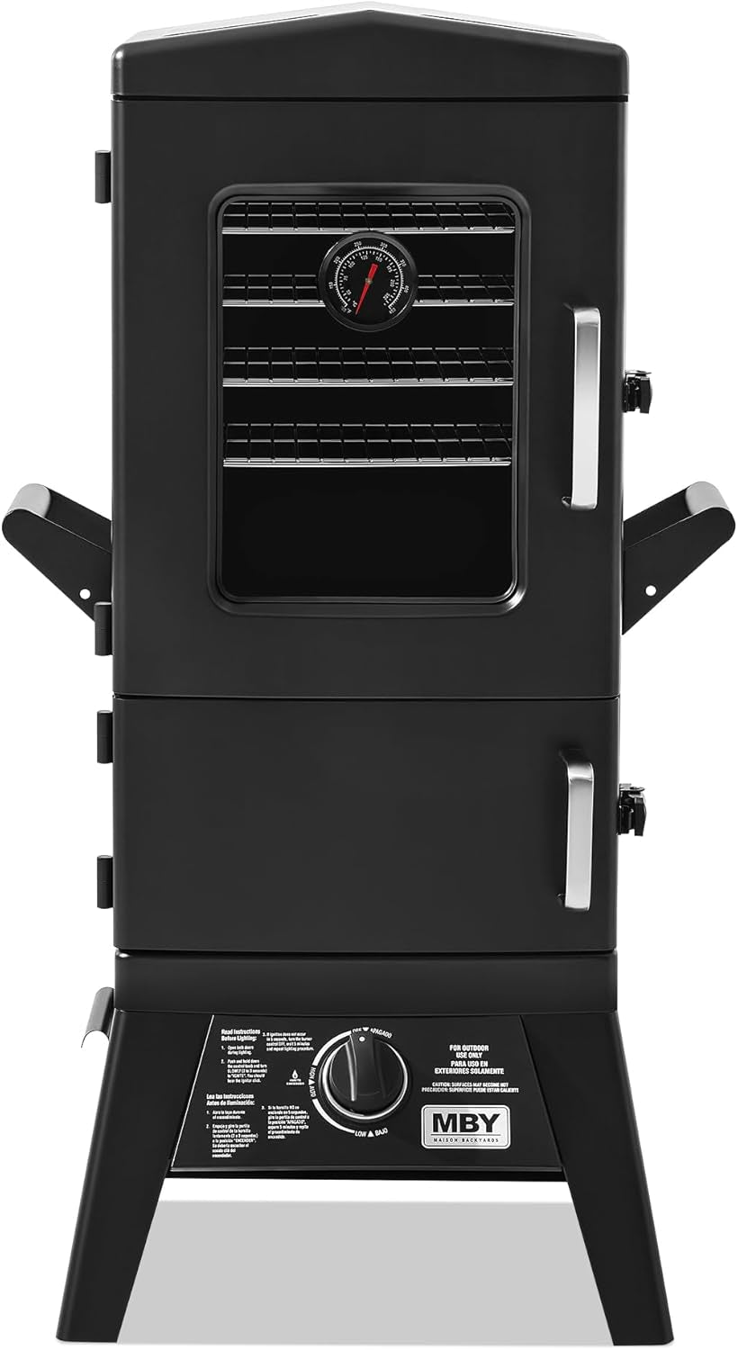 Large 4-Rack Propane Vertical Smoker
