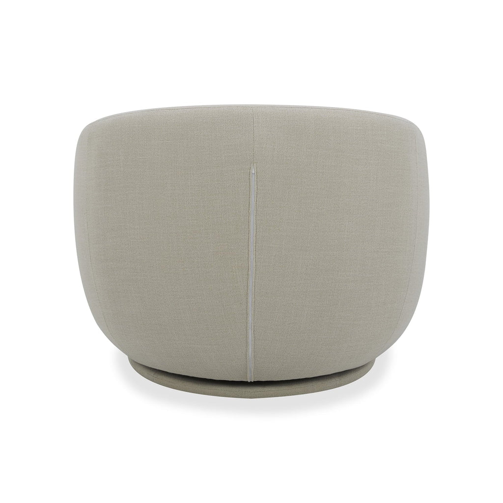 2026 NewBetter Homes & Gardens Mira Swivel Accent Chair, Cream Shearling