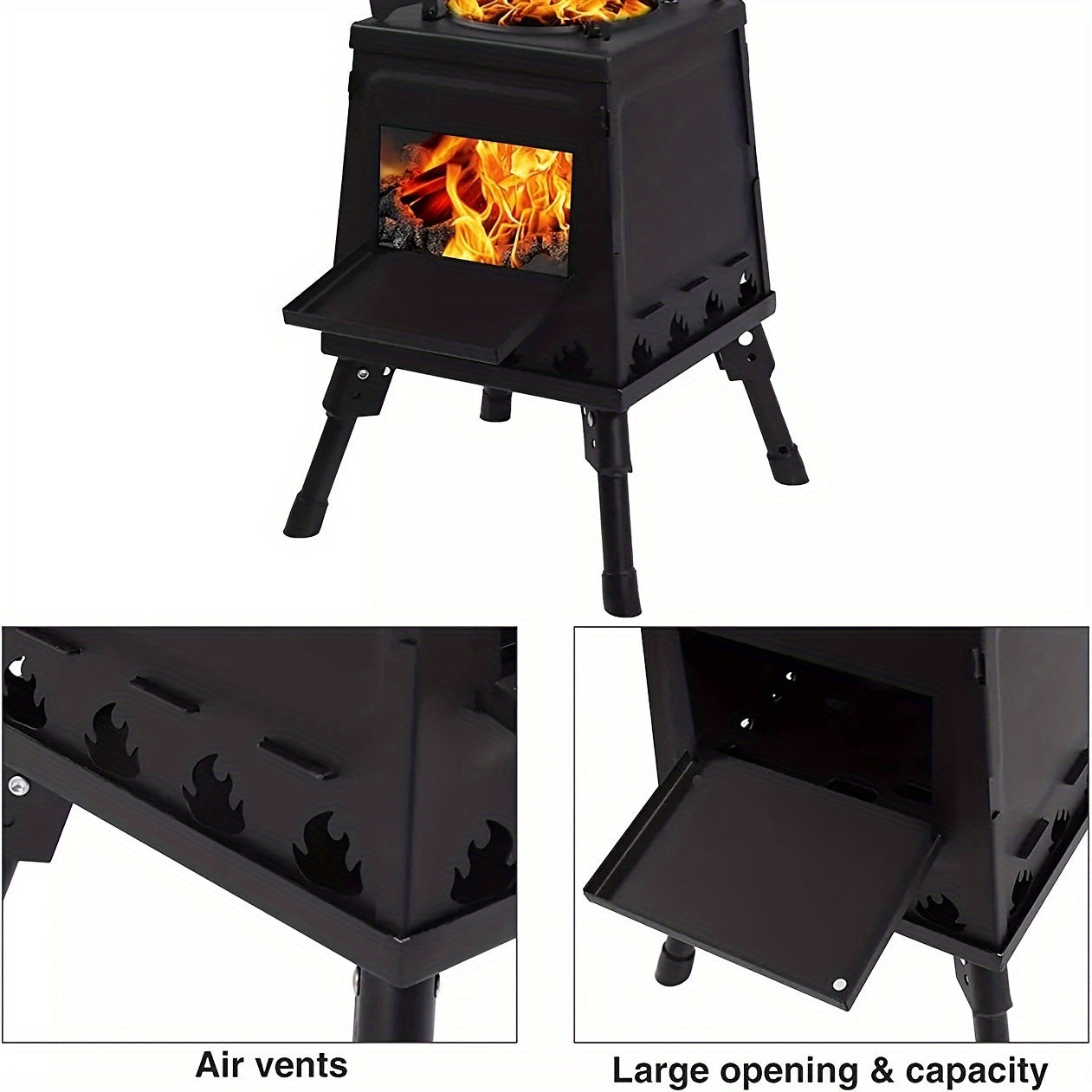 Additional view of Wood-Burning Camping Stove & Outdoor Grill