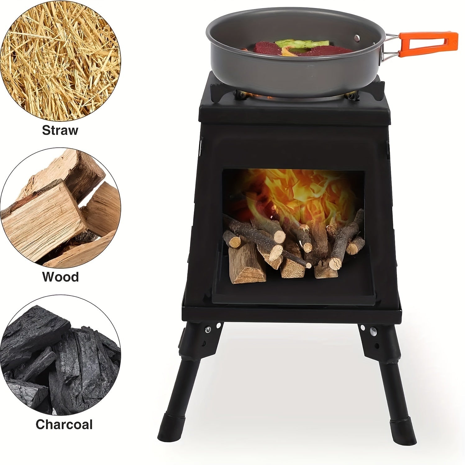 Additional view of Wood-Burning Camping Stove & Outdoor Grill