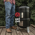 Gas One CSM-16 16-Inch Vertical Charcoal Smoker & Grill