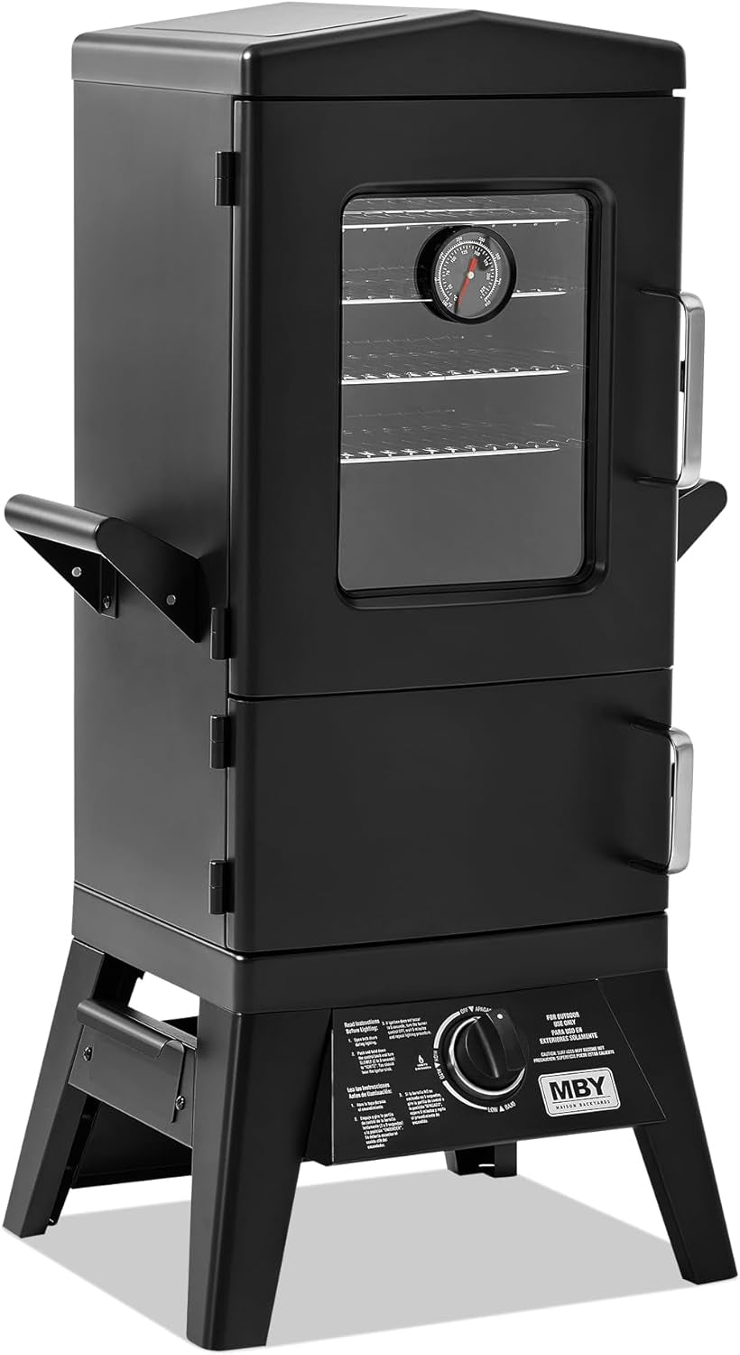 Large 4-Rack Propane Vertical Smoker