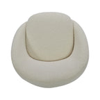 2026 NewBetter Homes & Gardens Mira Swivel Accent Chair, Cream Shearling