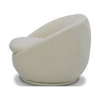 2026 NewBetter Homes & Gardens Mira Swivel Accent Chair, Cream Shearling