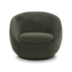 2026 NewBetter Homes & Gardens Mira Swivel Accent Chair, Cream Shearling