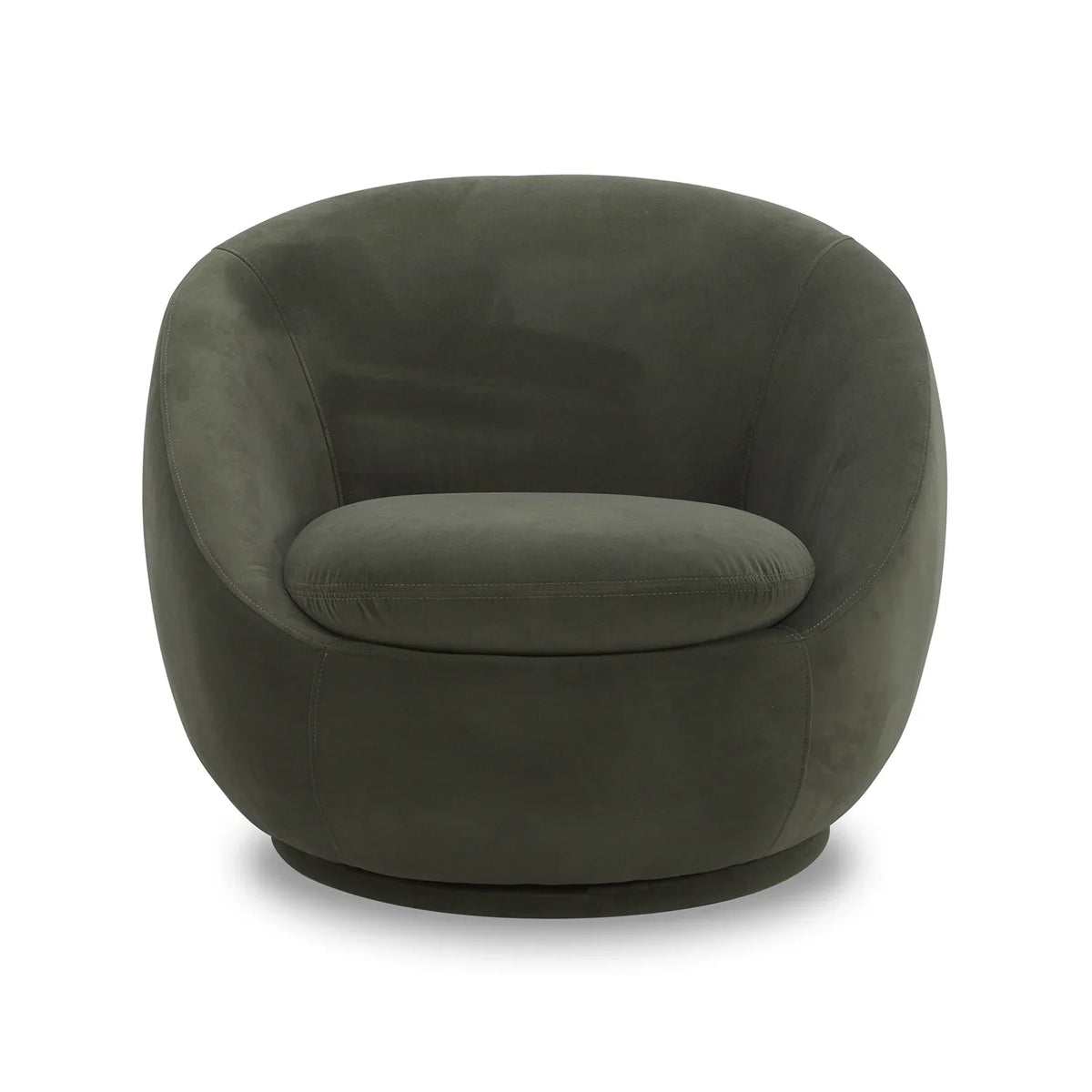 2026 NewBetter Homes & Gardens Mira Swivel Accent Chair, Cream Shearling
