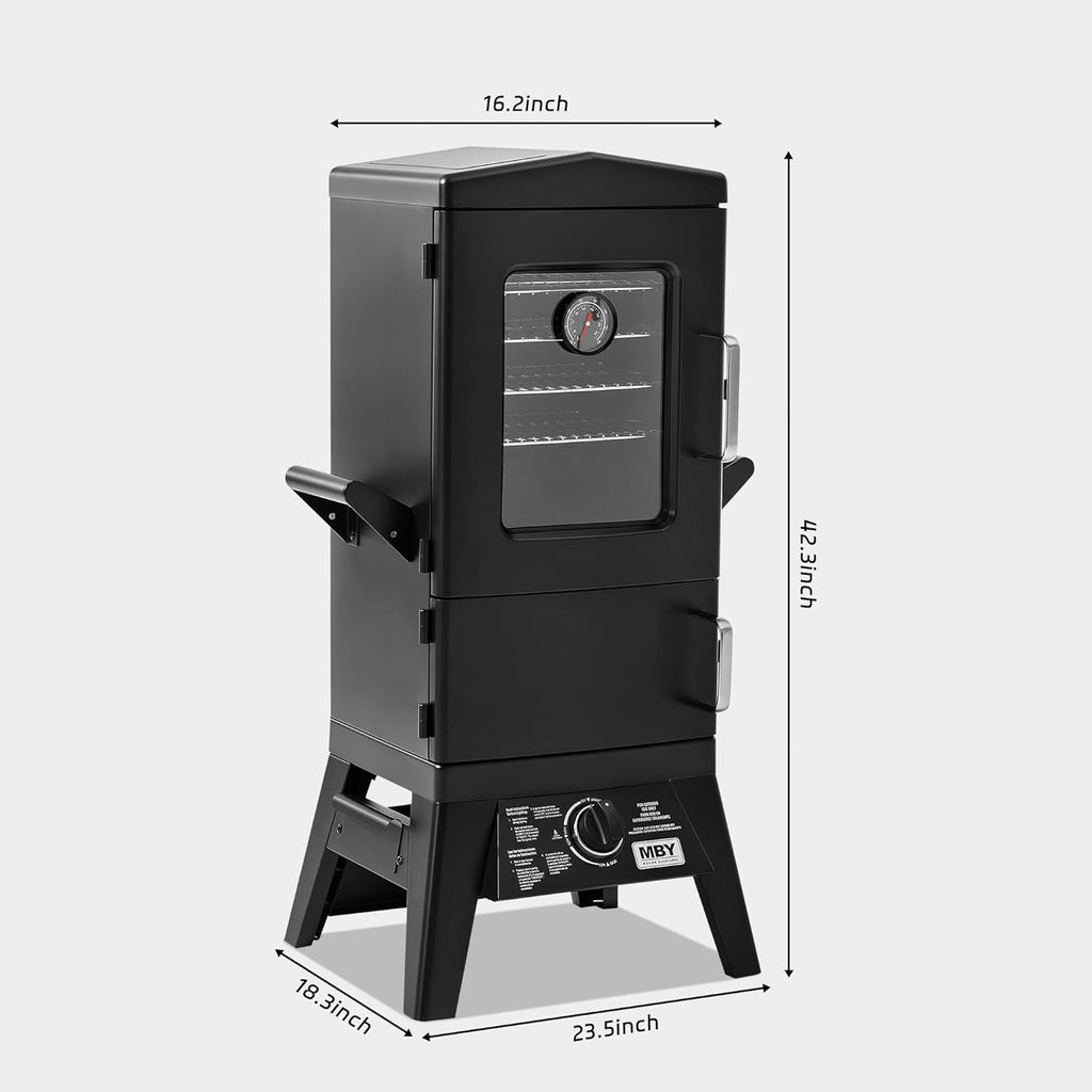Large 4-Rack Propane Vertical Smoker