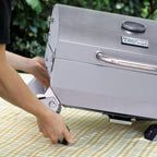 Additional view of Portable Stainless Steel Tabletop Gas Grill – 10,000 BTU