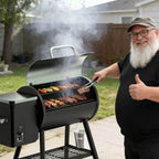 456 Sq. In. Pellet Grill & Smoker with PID Temperature Control