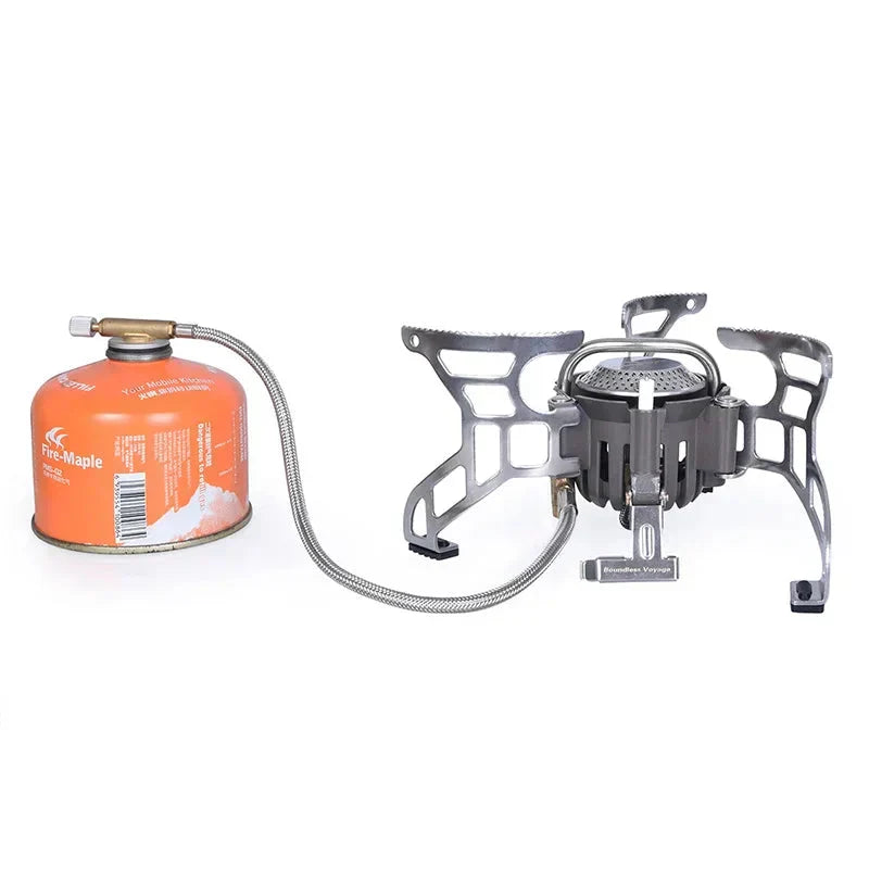 Additional view of 3500W Foldable Camping Gas Stove – Silver