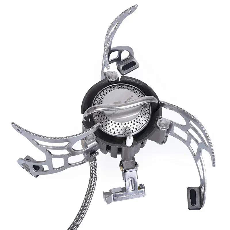 Additional view of 3500W Foldable Camping Gas Stove – Silver