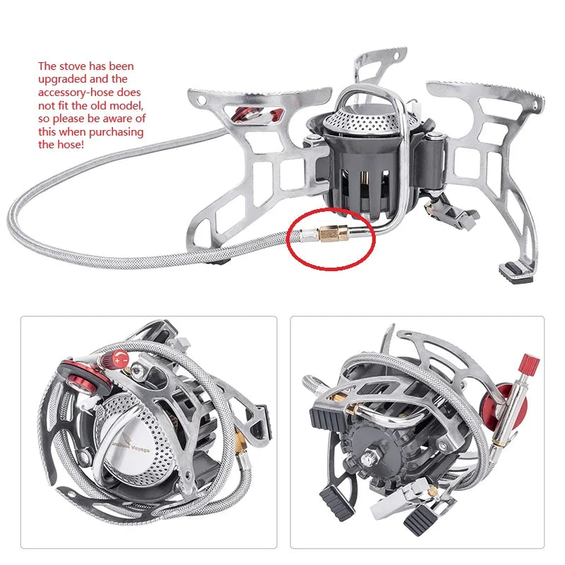 Additional view of 3500W Foldable Camping Gas Stove – Silver