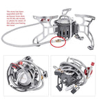 Additional view of 3500W Foldable Camping Gas Stove – Silver