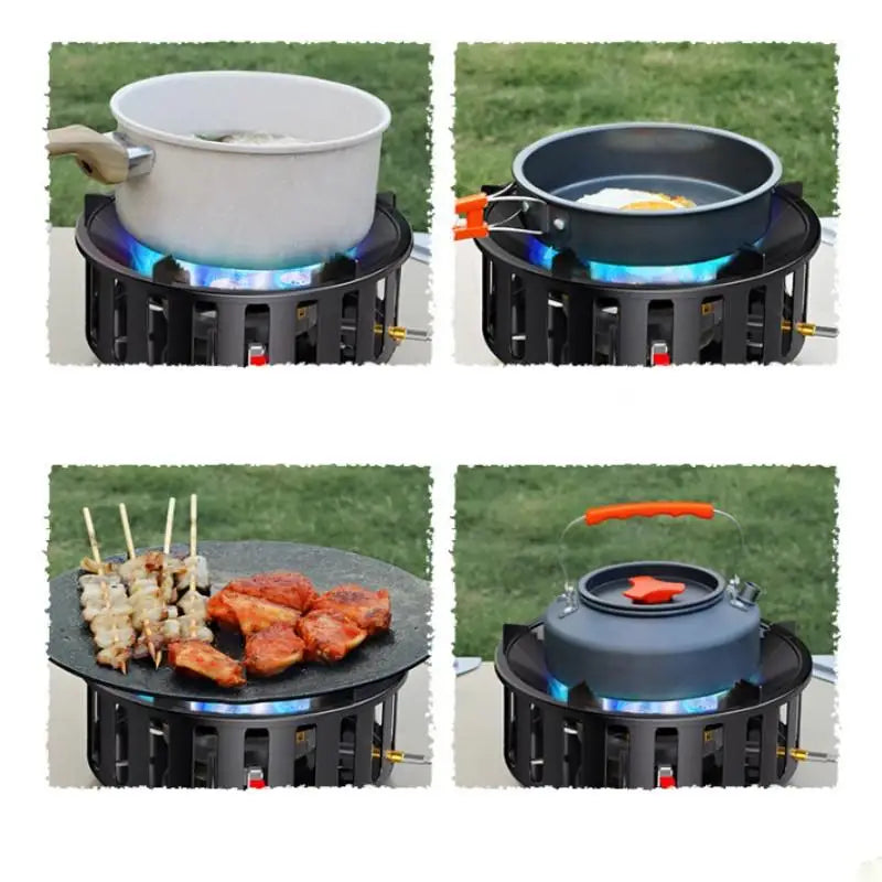 Additional view of 19,800W 7-Core Windproof Camping Gas Stove