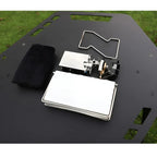 Additional view of Foldable Cartridge Camping Stove – Silver