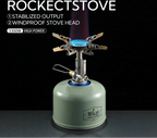 Additional view of Mini Adjustable Camping Gas Stove – Silver