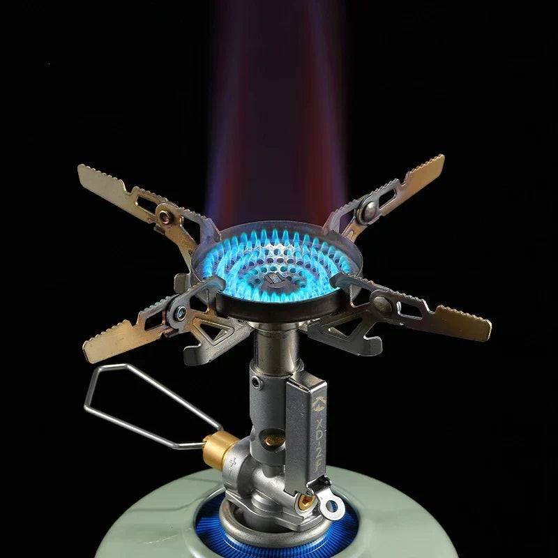 Additional view of Mini Adjustable Camping Gas Stove – Silver