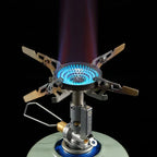 Additional view of Mini Adjustable Camping Gas Stove – Silver