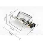 Additional view of Foldable Cartridge Camping Stove – Silver