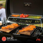 Megamaster 11,000 BTU Portable Propane Tabletop Grill, 360 Sq. In.