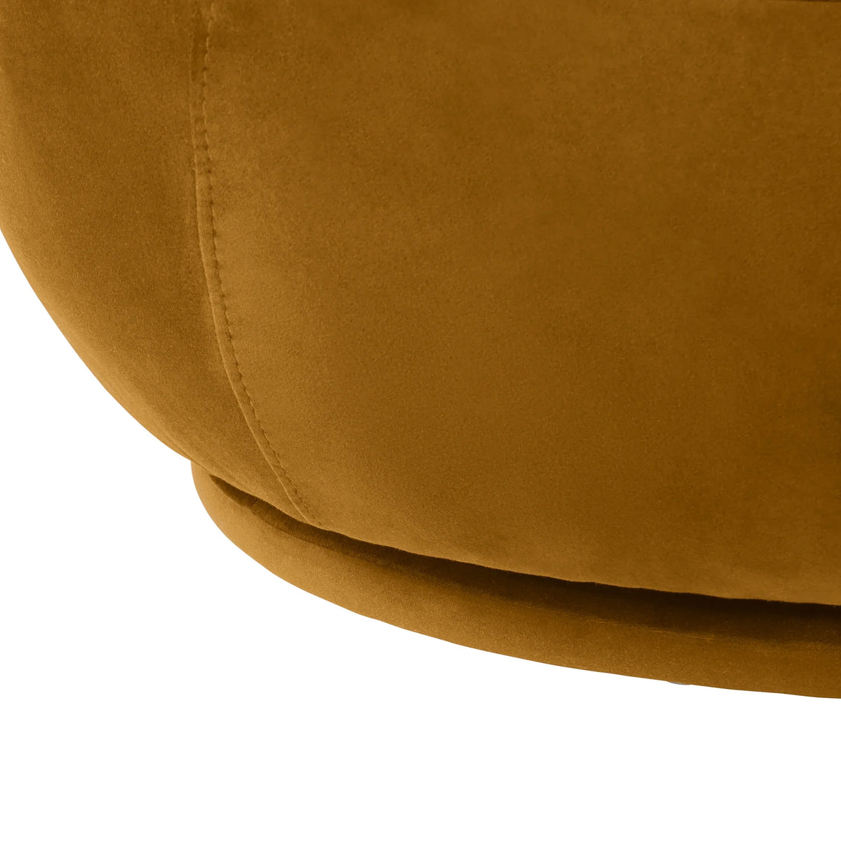 2026 NewBetter Homes & Gardens Mira Swivel Accent Chair, Cream Shearling