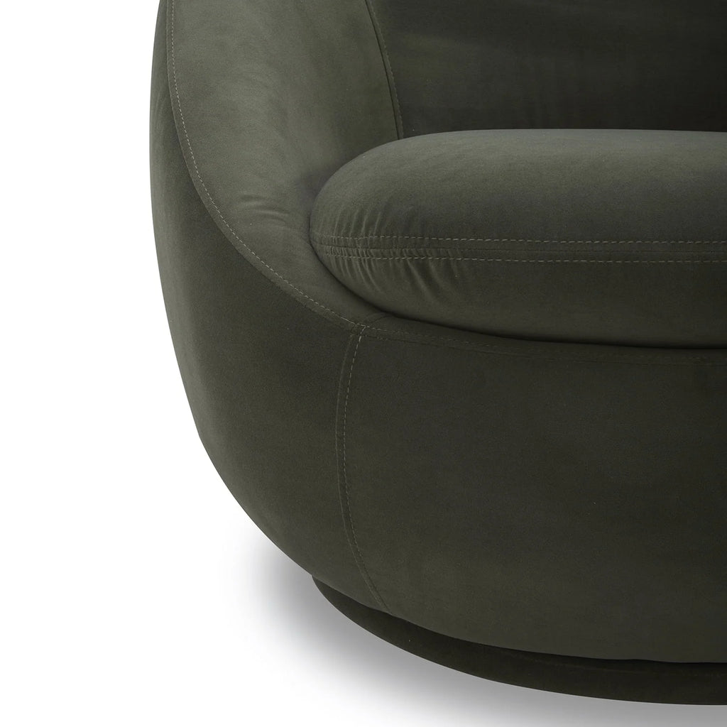 2026 NewBetter Homes & Gardens Mira Swivel Accent Chair, Cream Shearling