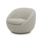 2026 NewBetter Homes & Gardens Mira Swivel Accent Chair, Cream Shearling