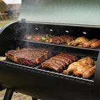 456 Sq. In. Pellet Grill & Smoker with PID Temperature Control