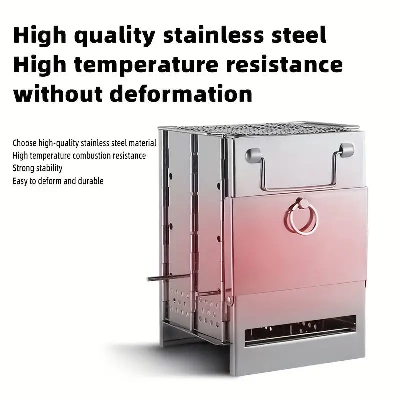 Additional view of Portable Folding Wood-Burning Camping Stove