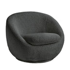 2026 NewBetter Homes & Gardens Mira Swivel Accent Chair, Cream Shearling