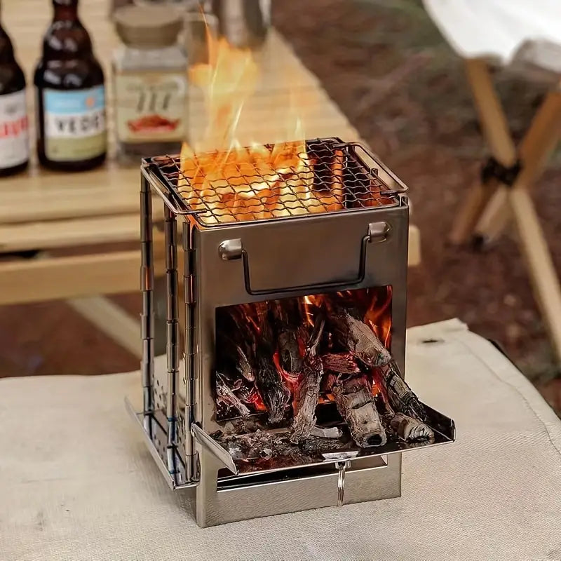 Additional view of Portable Folding Wood-Burning Camping Stove