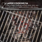Gas One CSM-16 16-Inch Vertical Charcoal Smoker & Grill